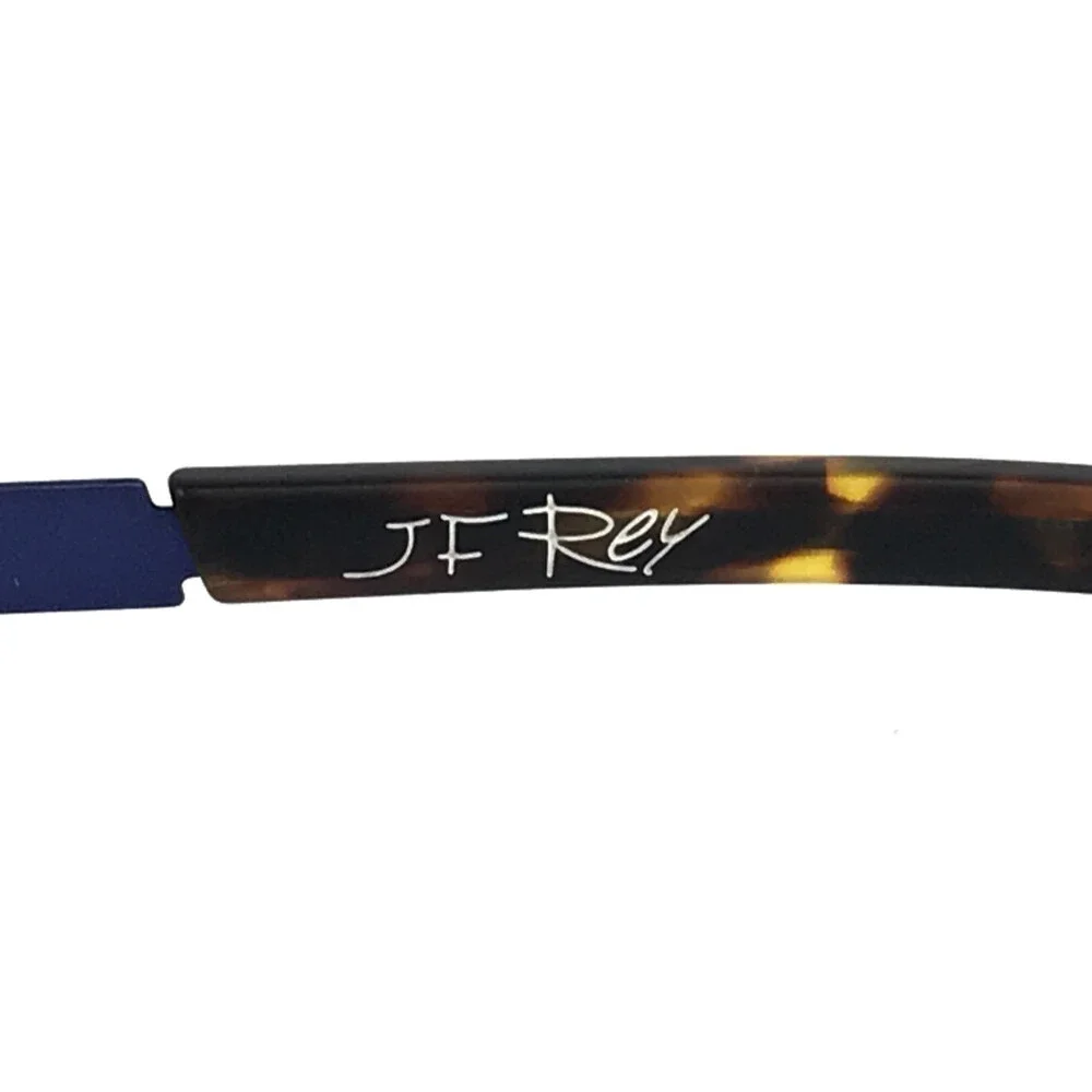 J.F Rey Eyeglasses Frames JF2627 2222 Electric Blue Mesh Side Shields 48-20-144